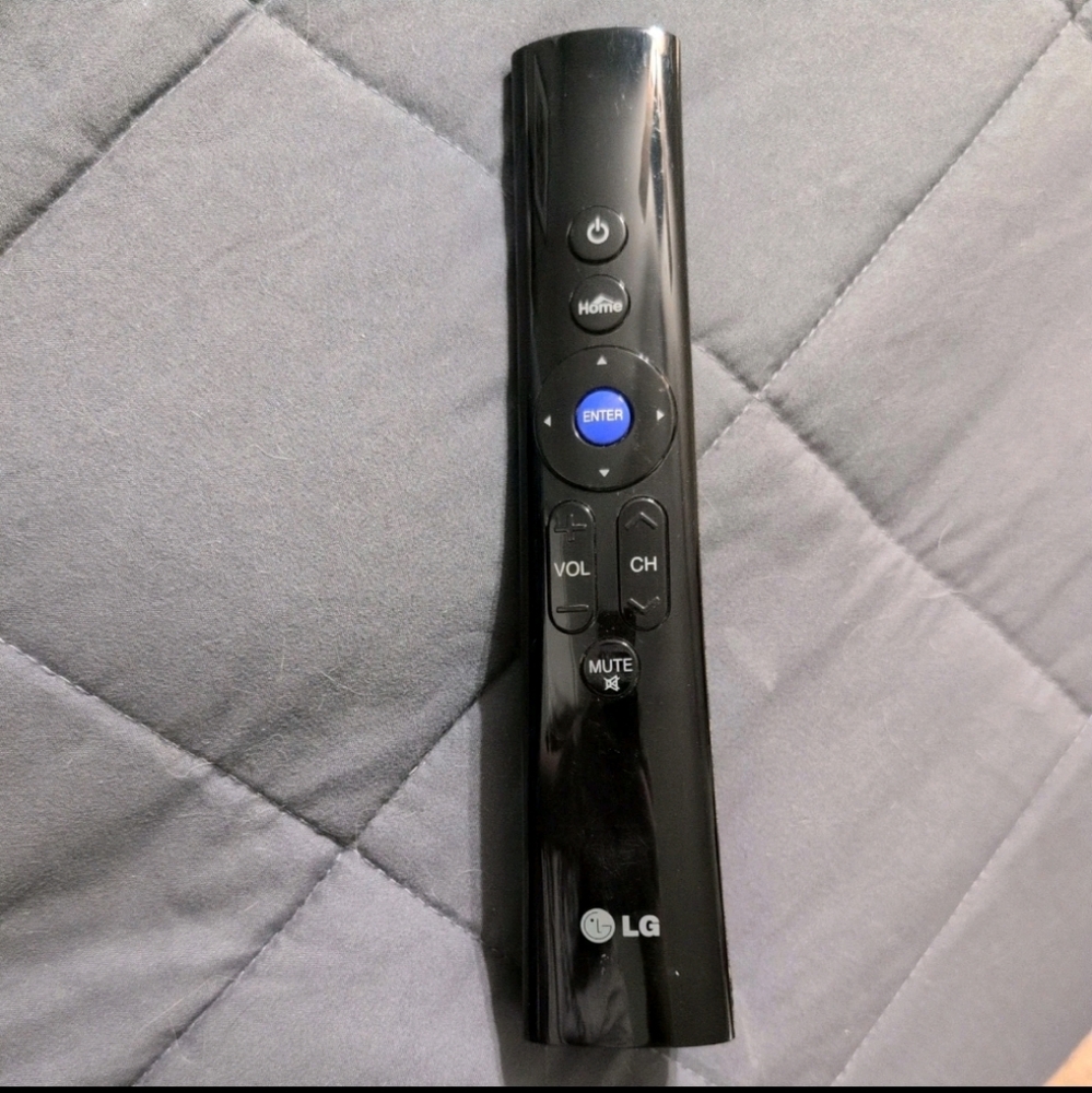 LG Black Remote Control